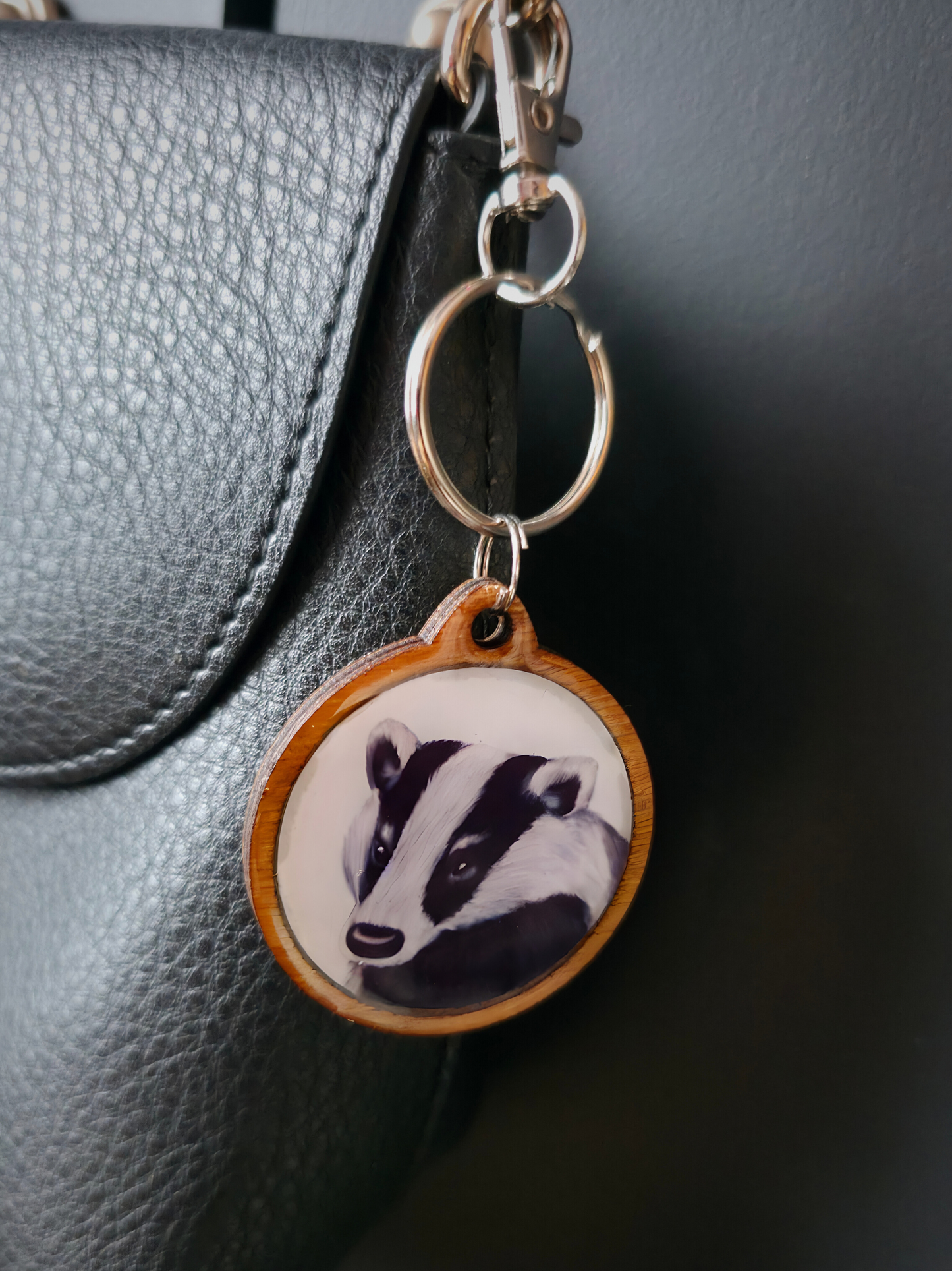 Mäyrä-avaimenperä (koivu&epoksi)