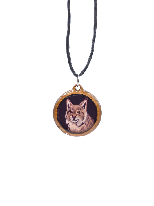 Ilves-kaulakoru (puu&epoksi) Vioris - käsintehdyt korut ja tuotteet