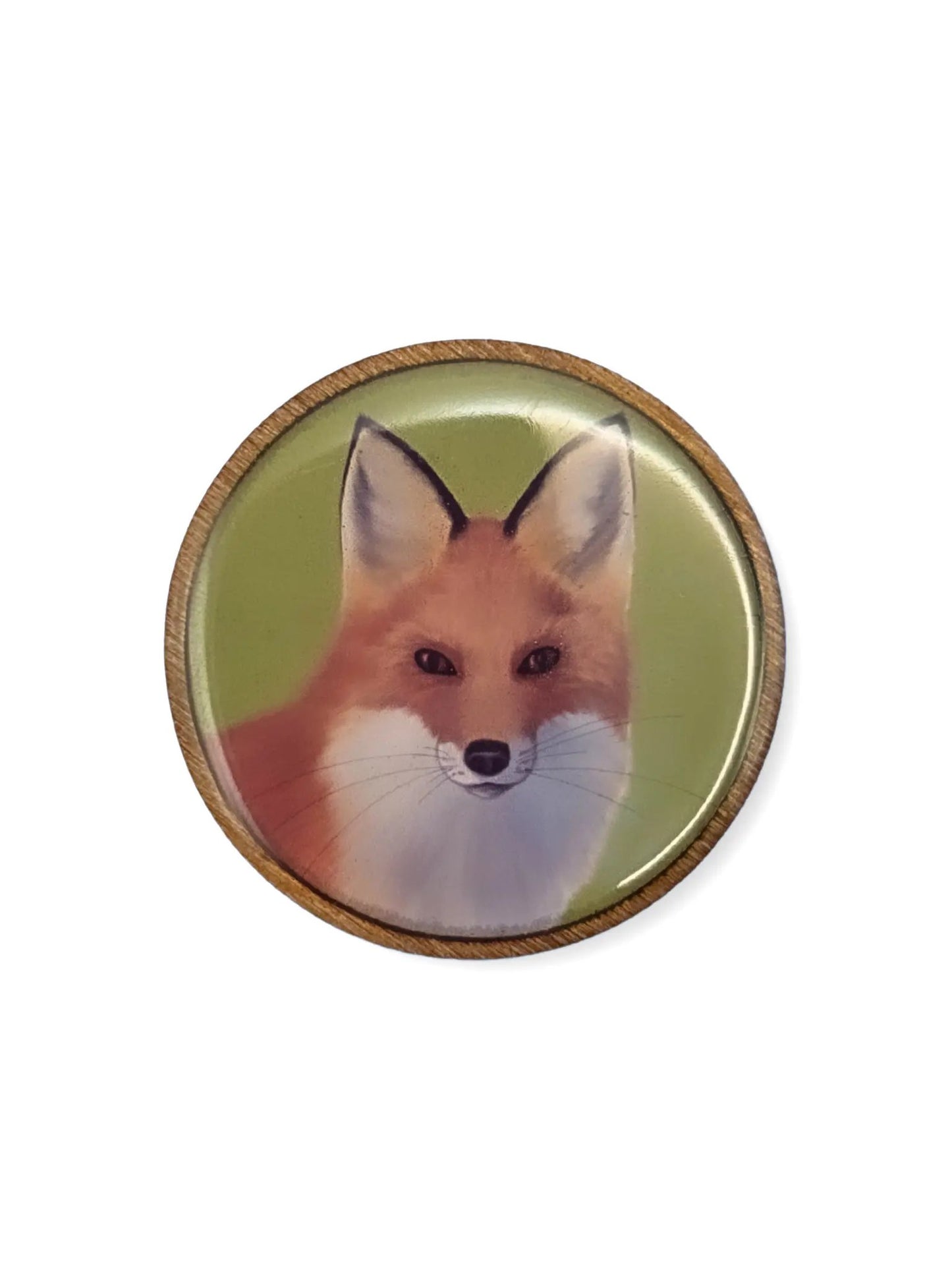 Kettu-magneetti (koivu&epoksi) Vioris - käsintehdyt korut ja tuotteet