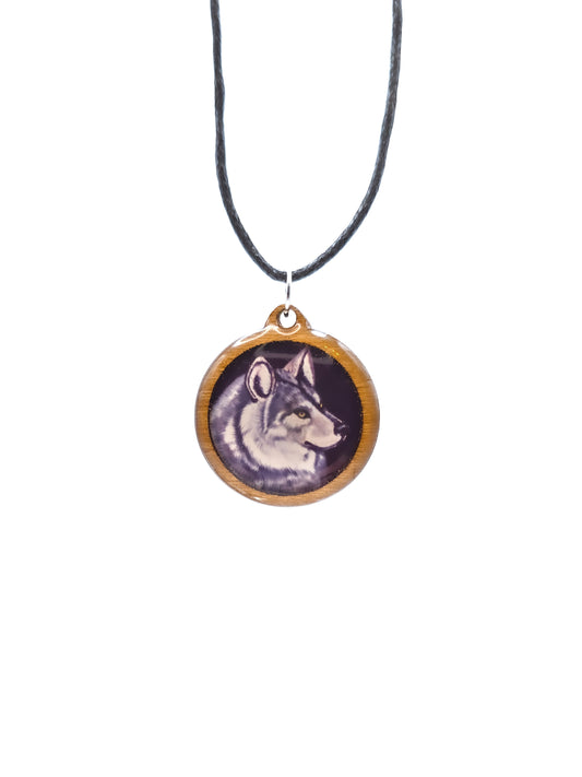 Susi-kaulakoru (puu&epoksi) Vioris - käsintehdyt korut ja tuotteet