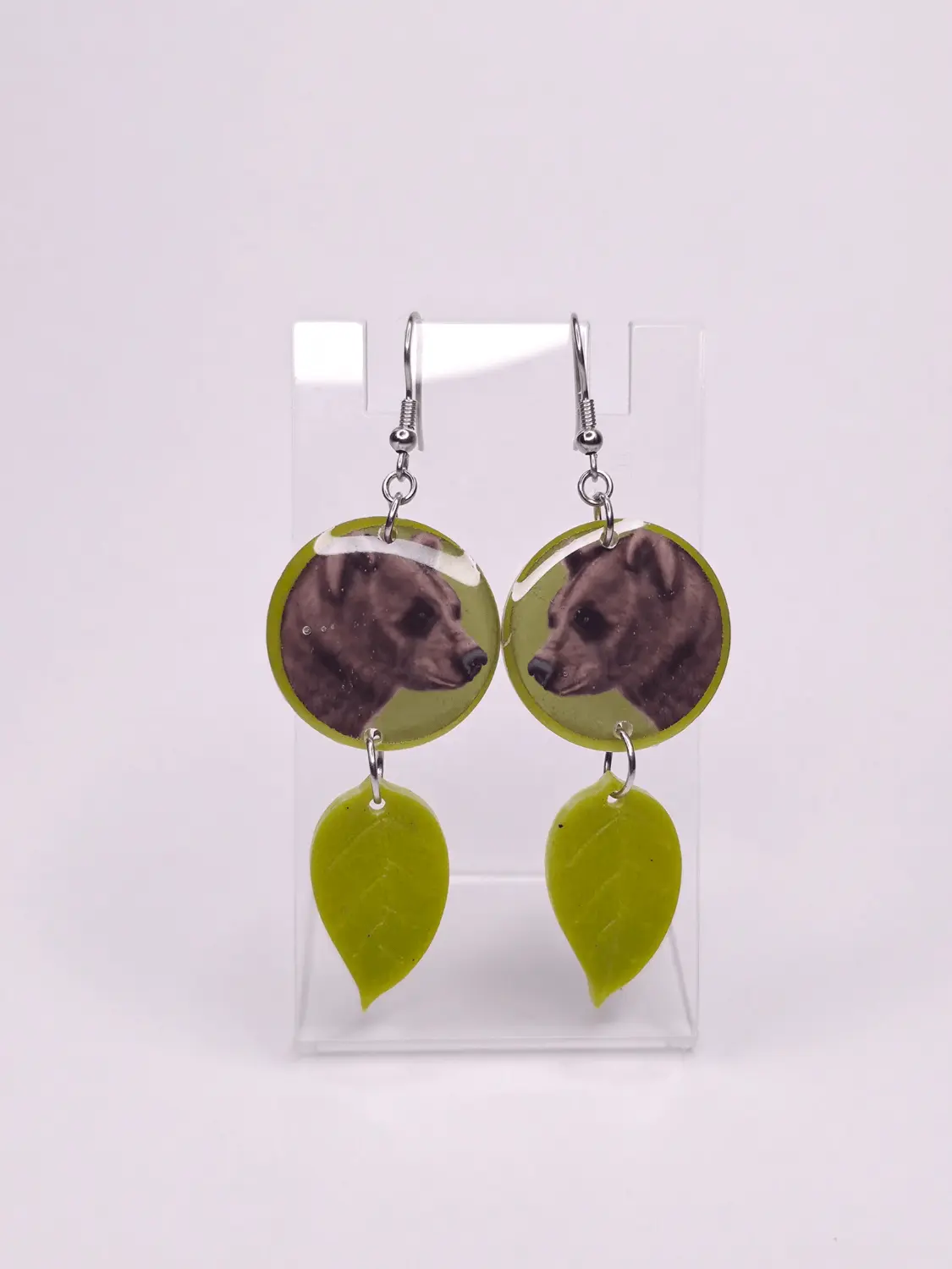 Karhu - korvakorut (epoksi/vihreä) - Vioris