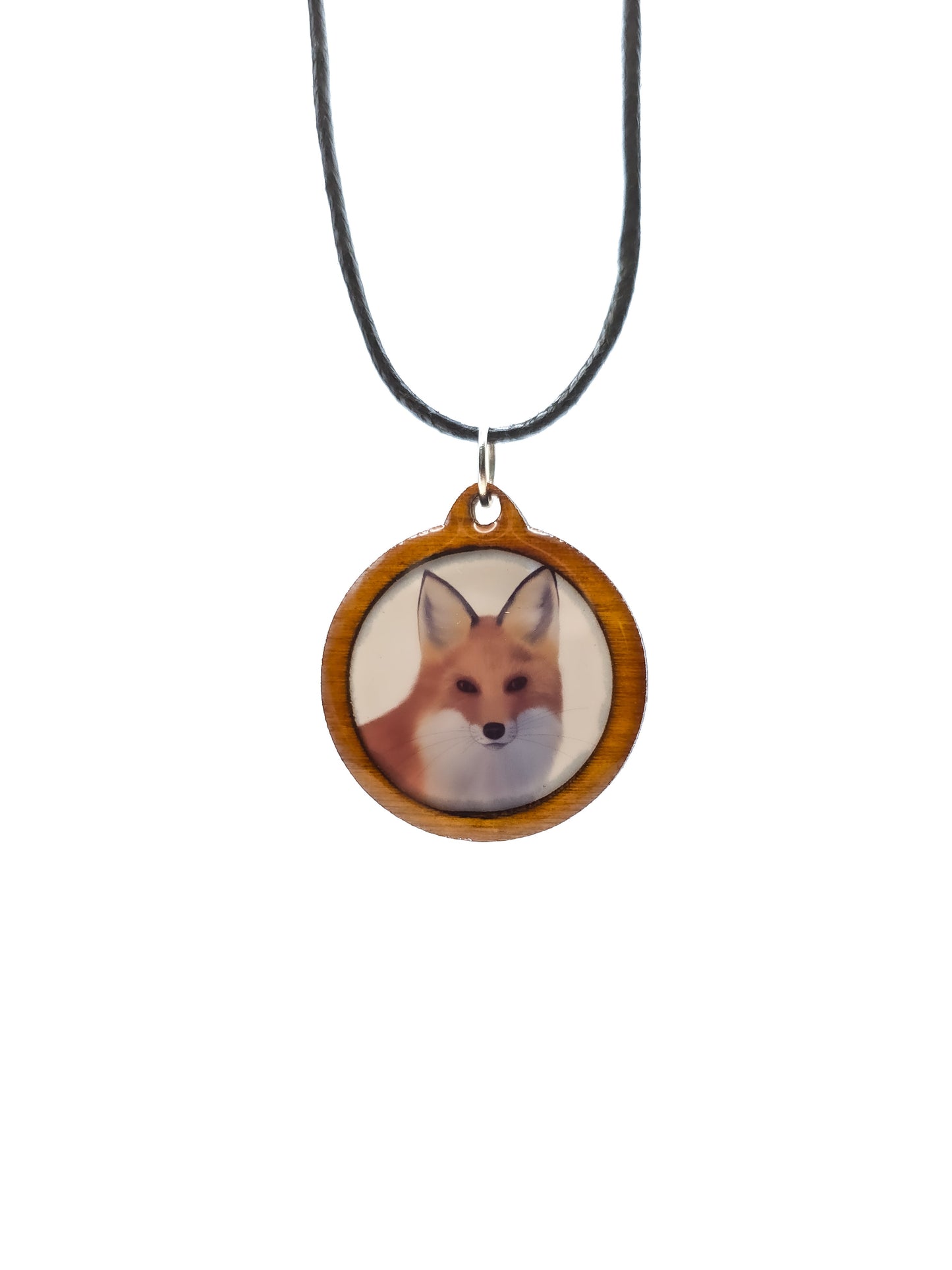 Kettu-kaulakoru (puu&epoksi) Vioris - käsintehdyt korut ja tuotteet