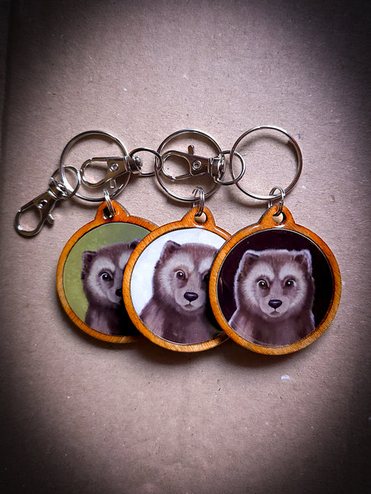 Ahma-avaimenperä (koivu&epoksi)