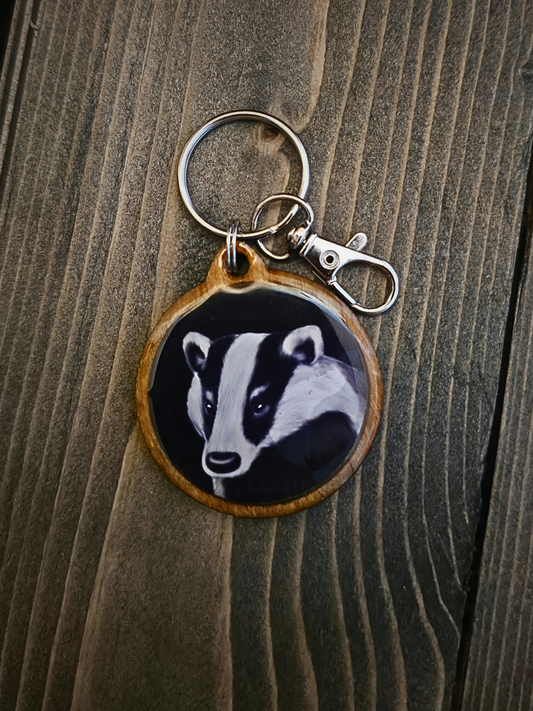 Mäyrä-avaimenperä (koivu&epoksi)