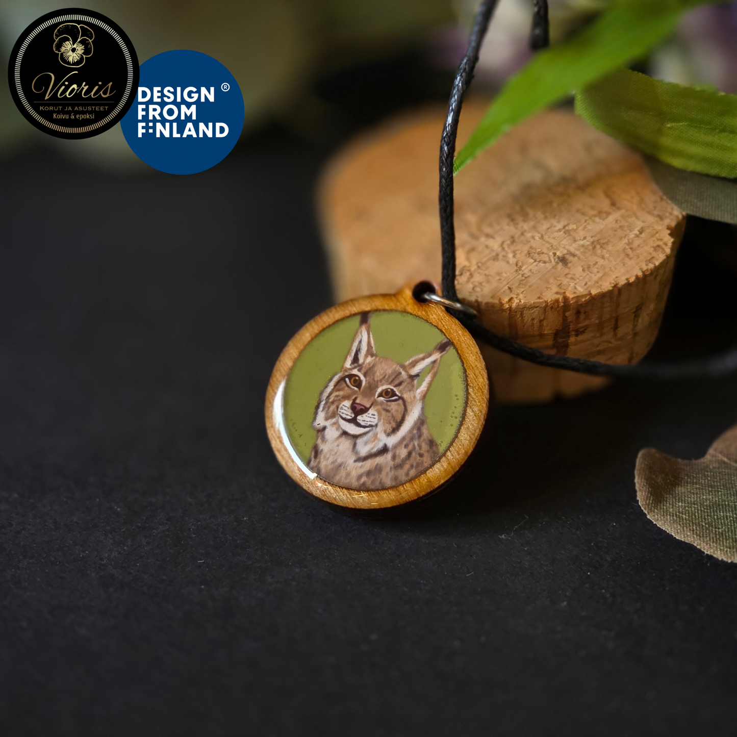 Kaulakoru - Ilves suomalaista koivua ja epoksia
