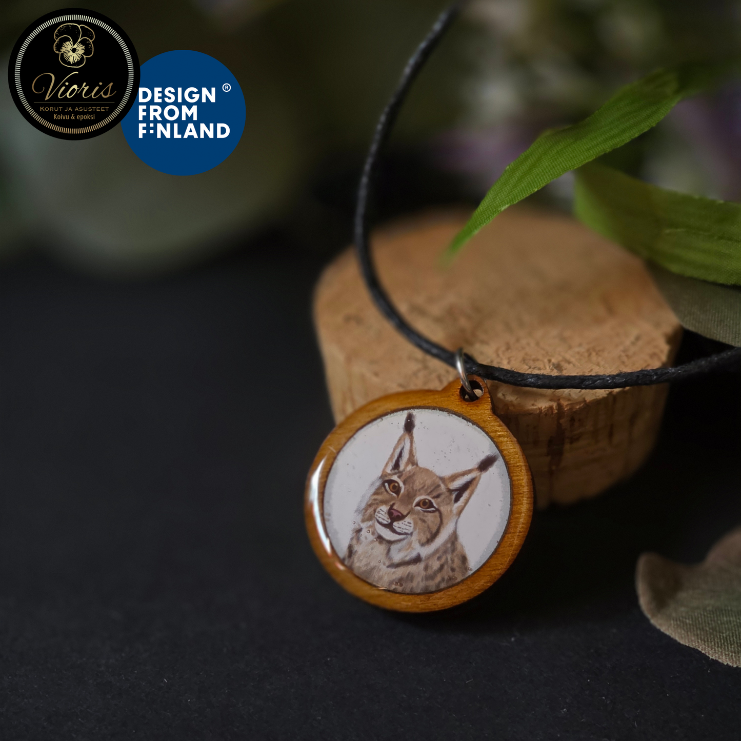 Kaulakoru - Ilves suomalaista koivua ja epoksia