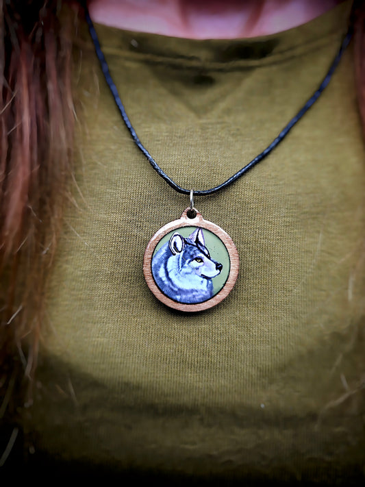 Susi-kaulakoru (puu&epoksi) Vioris - käsintehdyt korut ja tuotteet